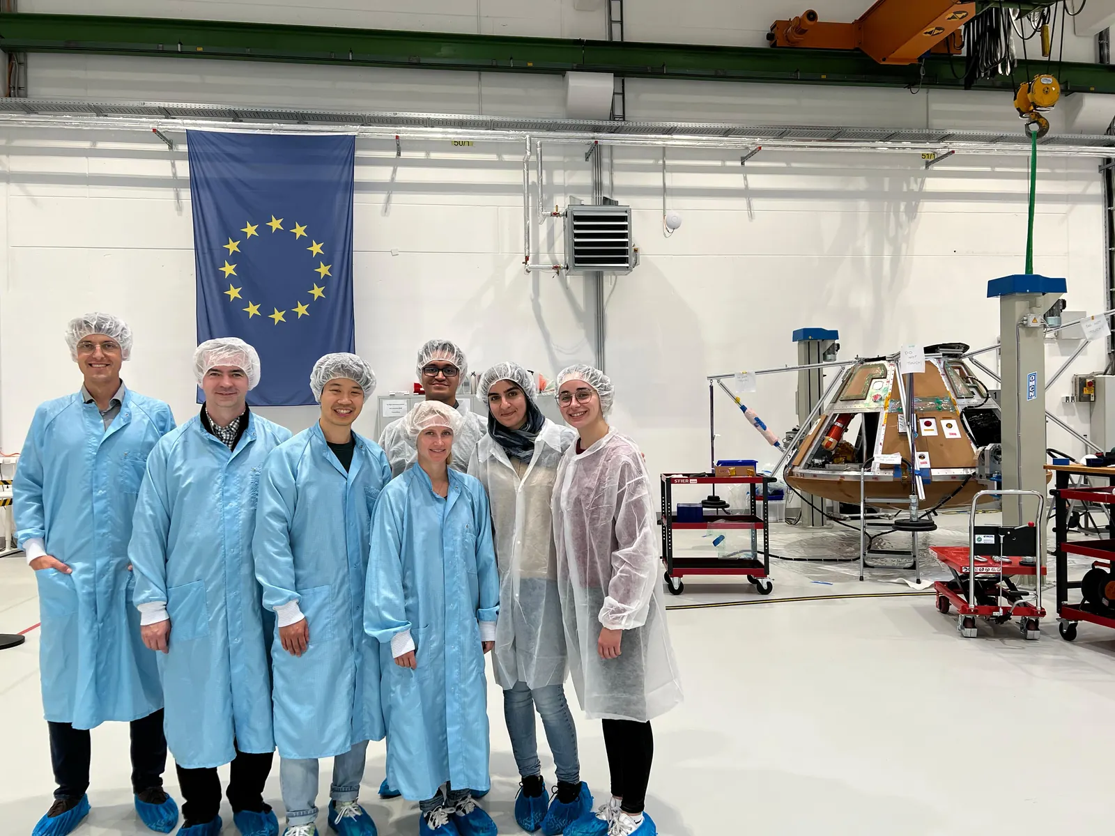 The visiting team at The Exploration Company.